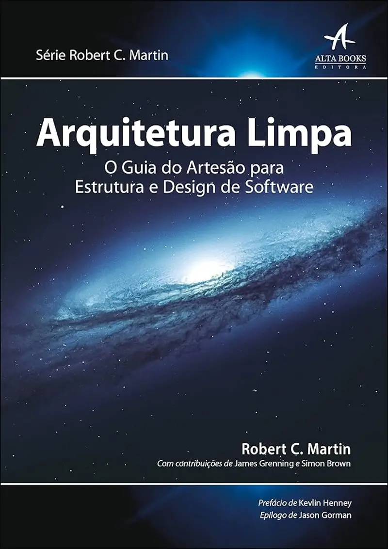Capa do livro Arquitetura Limpa por Robert C. Martin