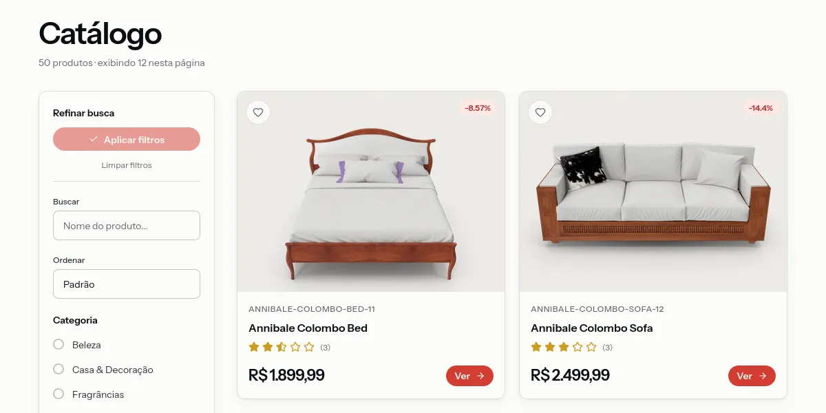 Screenshot of the Full stack ecommerce: Hono API, Astro storefront, and order domain project